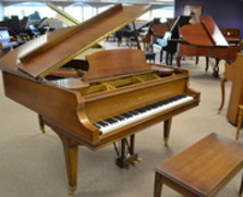 Mason & Hamlin walnut model A grand piano